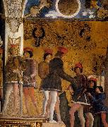 Andrea Mantegna The Court of Gonzaga painting